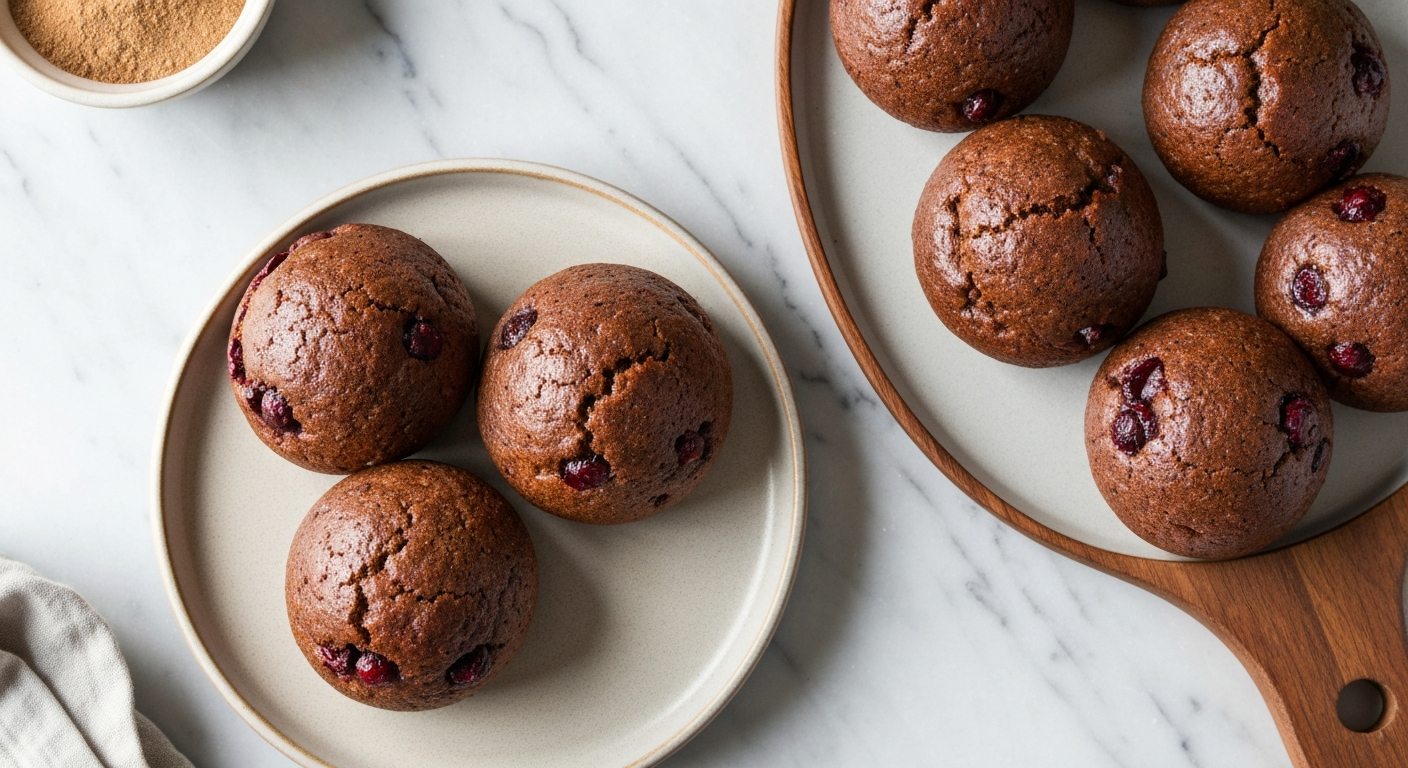 Cocoa Kissed Cranberry Clouds