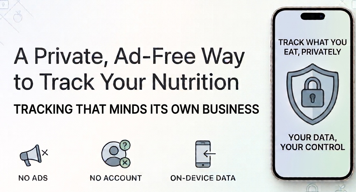 A Private, Ad-Free Way to Track Your Nutrition