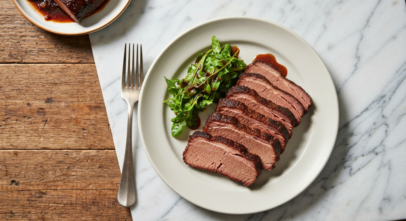 Smoky Mountain Majesty: Brisket with Balsamic Glaze